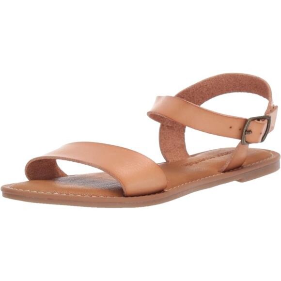 Amazon Essentials Women's Two Strap Buckle Sandal - Picture 1 of 7
